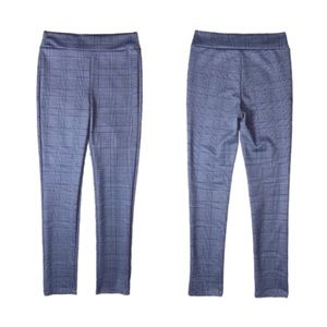 Shein Gray And Black Plaid Stretch Pants Size Small